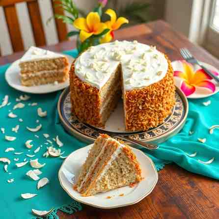 Grenadian Coconut Cream Cake Recipe - Bake Today